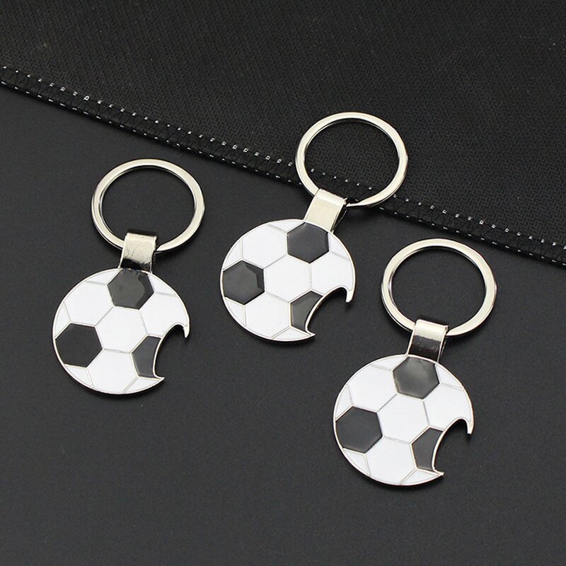 Keychain Supplier - Personalized Football Zinc Alloy Bottle Opener Creative