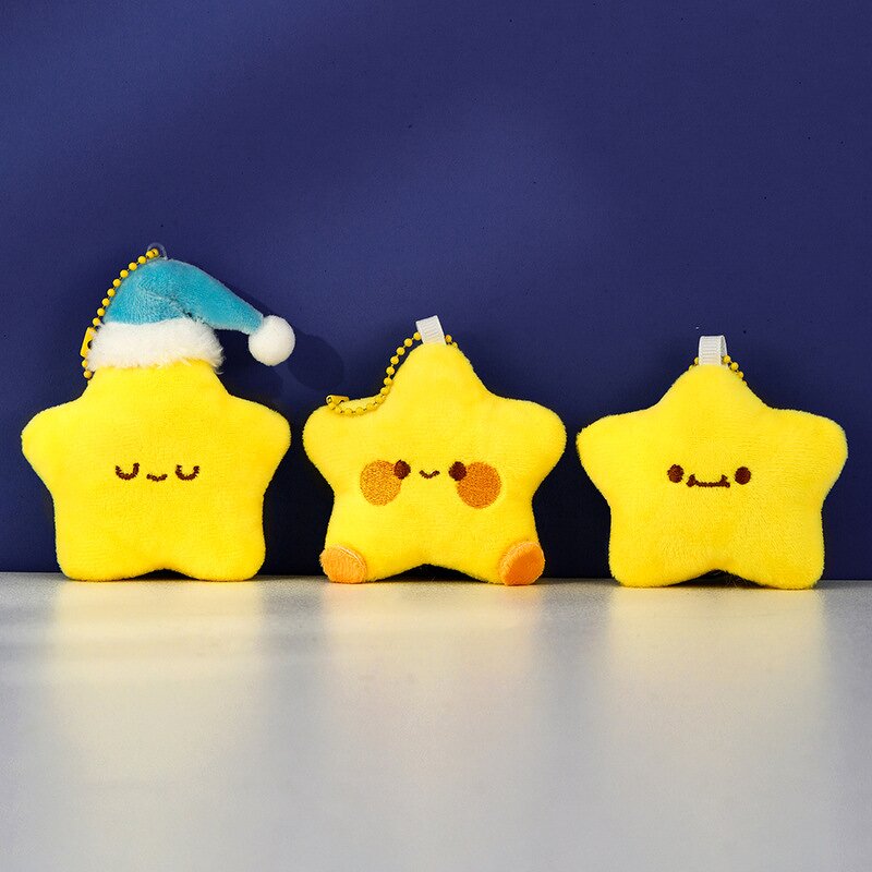 Plush Toy Keychain Manufacturer - Wholesale Cute Stars Stuffed Charm Custom