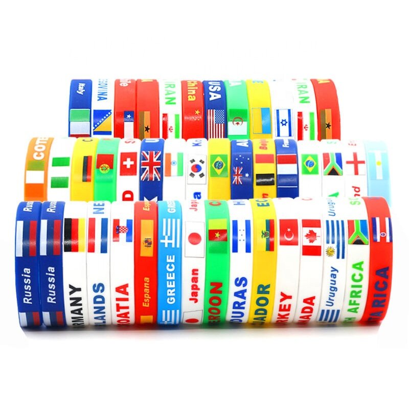Silicone Bracelet Supplier - 2026 World Football Sports United States Flag