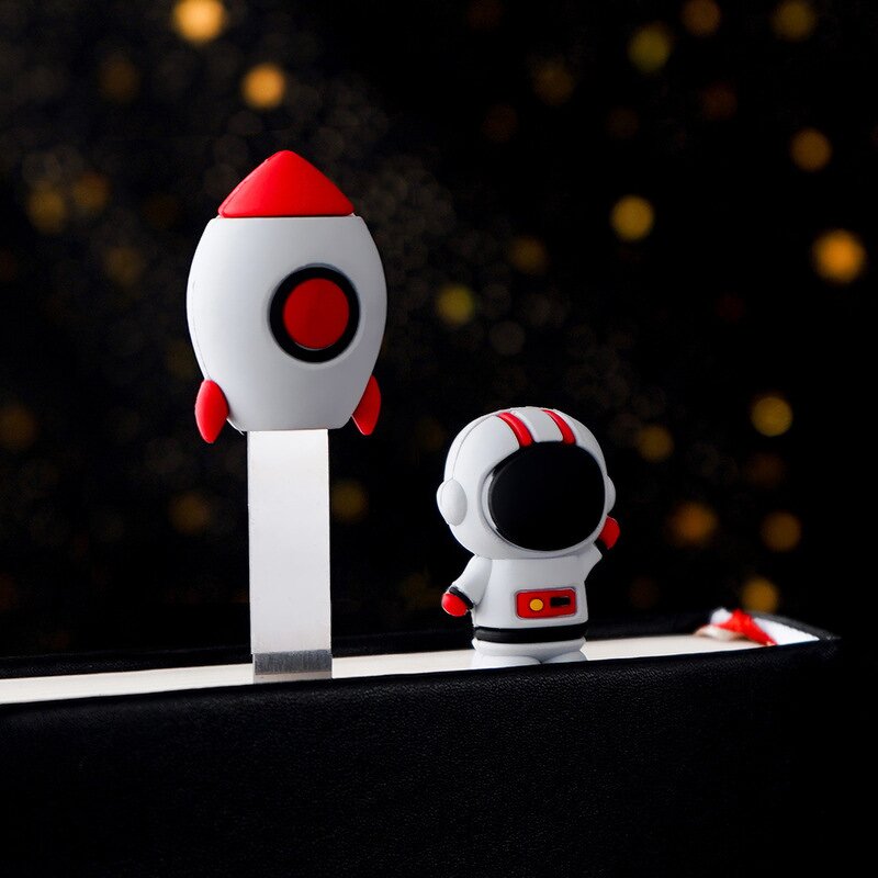 Bookmarks Manufacturer - Cute 3D PVC Cartoon Astronaut for Book Office