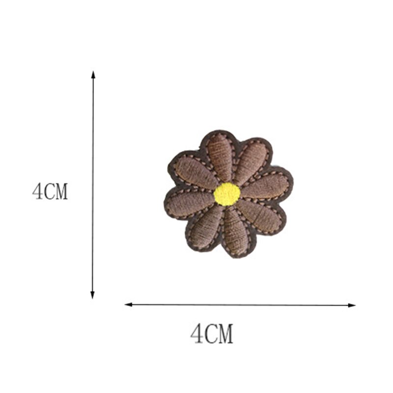 Embroidery Badge Patch Factory - Daisy Flower Bag Jacket Custom