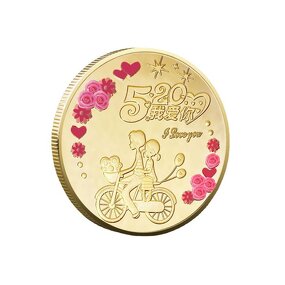 Commemorative Coins Factory - Valentine Day Gift Customized Metal Crafts