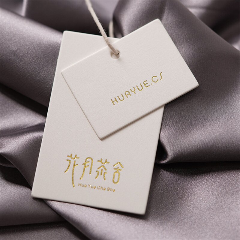 Clothing Label Tags Factory - Best Selling Custom Brand Logo Paper Card