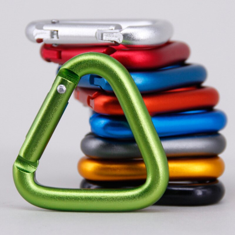Carabiner Keychain Supplier - Aluminum Alloy Triangle Outdoor Camping Kettle