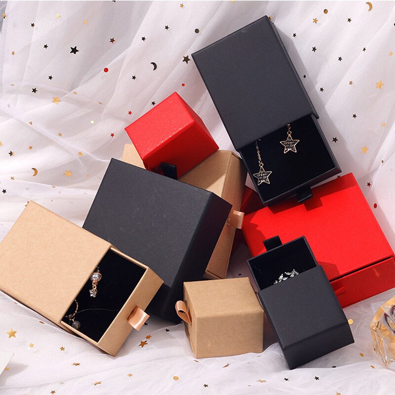 Paper Box Manufacturer - Custom Logo Kraft Drawer Soap Gift Ring Jewellery