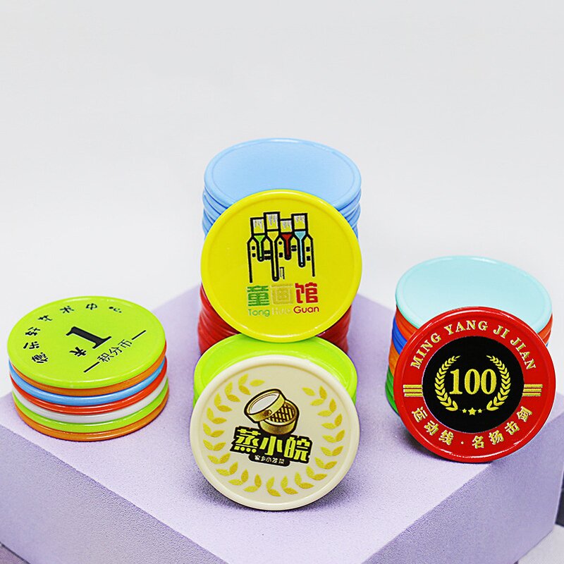 Blank Coins Supplier - Wholesale 25mm Small Plastic Game Token Poker Chips
