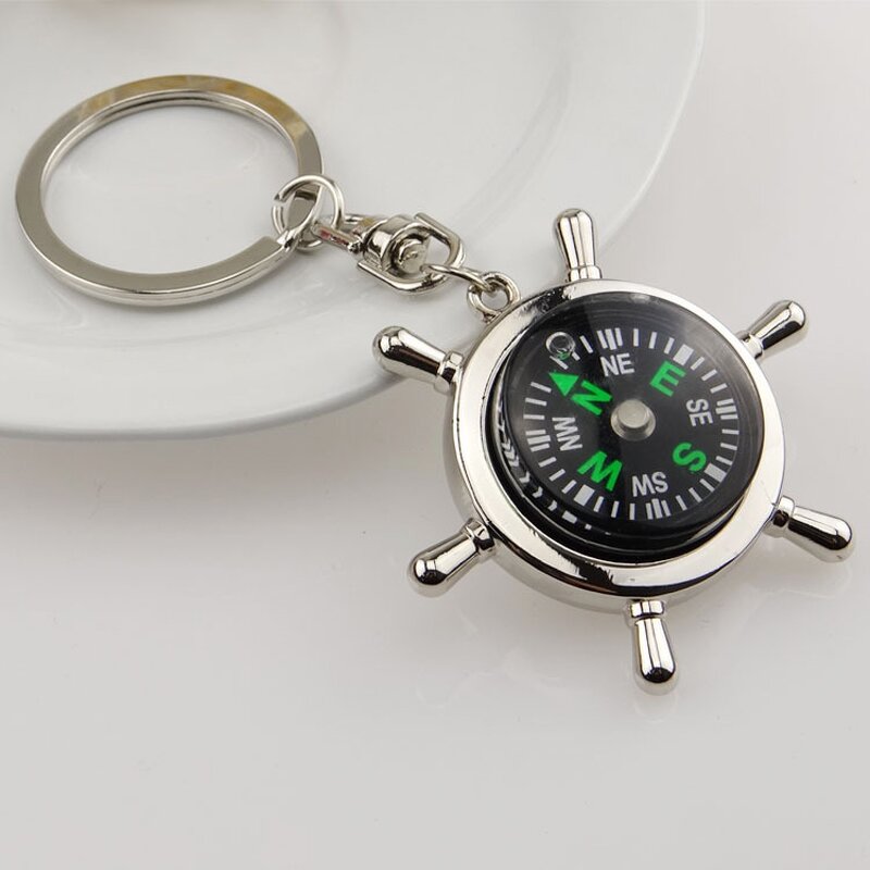 Compass Keychain Factory - Creative Travel Souvenir Gift Bag Pendant Mini