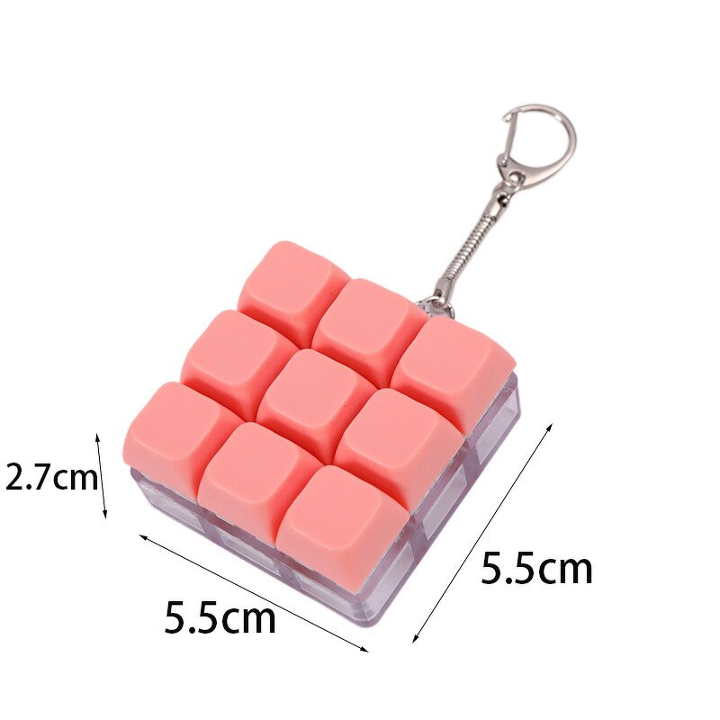 Keychain Supplier - 9 Keys Keyboard Fidget Toy Stress Relief Clicker