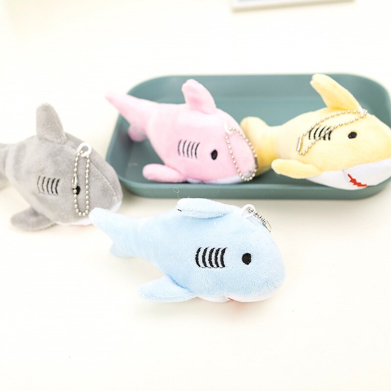 Plush Toy Keychain Supplier - Cute Mini Shark Doll Backpack Pendant Custom
