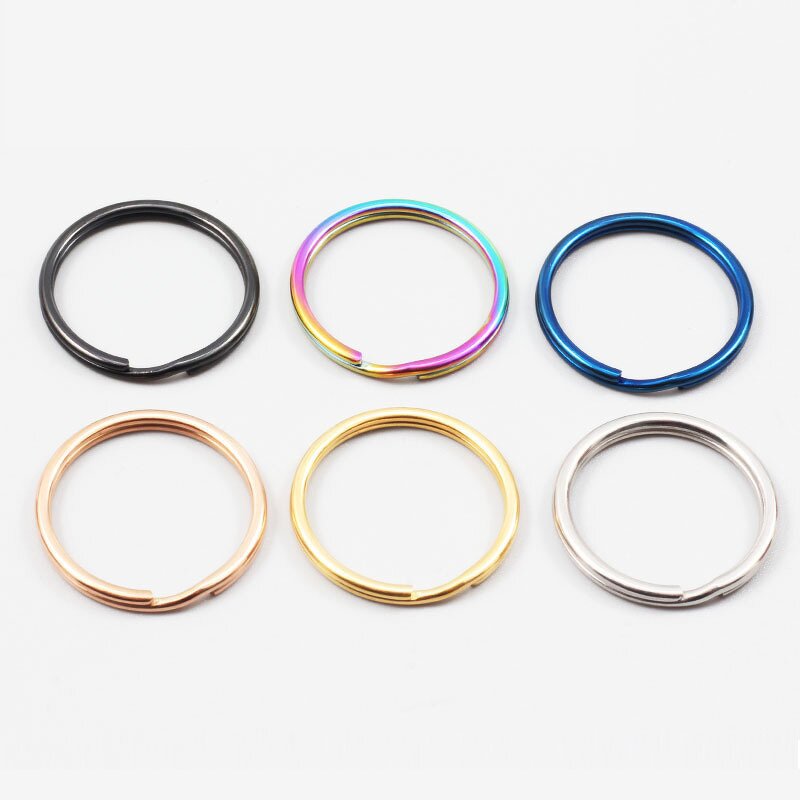 Split Key Rings Supplier - 25mm Stainless Steel Round 1 Inch Metal