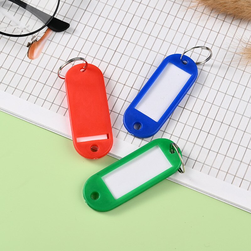 Key Tags Manufacturer - Wholesale Colorful Plastic with Label Window Split