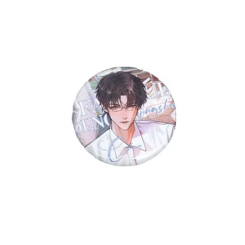 Tin Badge Factory - Modern Holography Reflective Anime Character Graphic