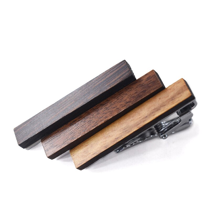 Tie Clip Manufacturer - Luxury Wedding Birthday Gift Wooden Mens Custom
