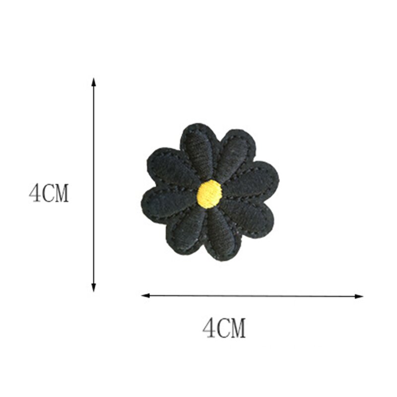Embroidery Badge Patch Factory - Daisy Flower Bag Jacket Custom