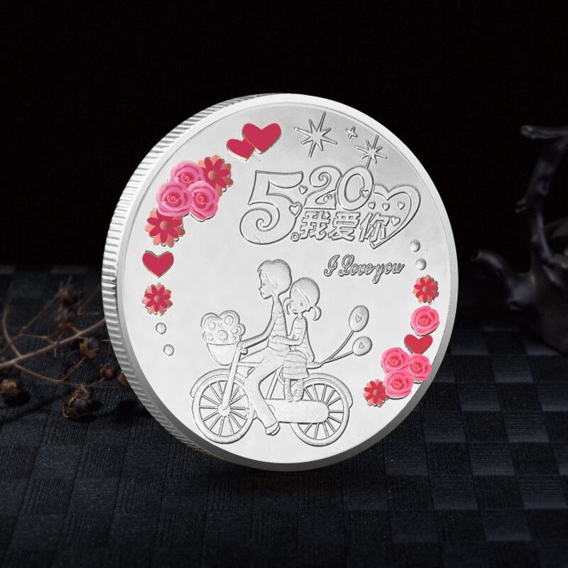 Commemorative Coins Factory - Valentine Day Gift Customized Metal Crafts