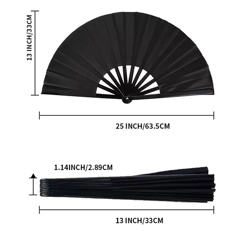 Hand Fans Supplier - Wholesale Custom Colorful Plastic Fabric Tai Chi