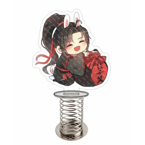 Acrylic Shaker Supplier - Low MOQ Custom Cute Funny Coil Spring Cartoon