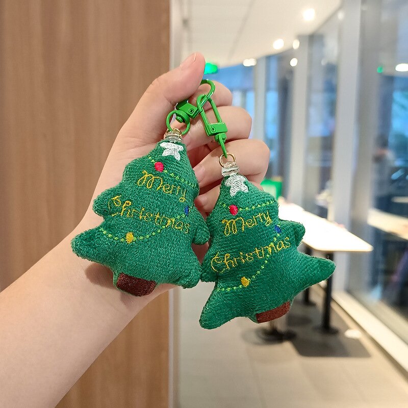 Plush Toys Keychain Supplier - Cute Christmas Tree Christmas Gifts Custom