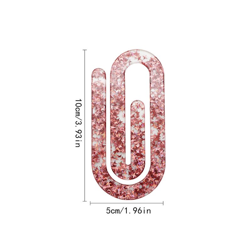 Bookmark Clips Factory - Cute Glitter Acrylic Custom Acrylic Book Marks