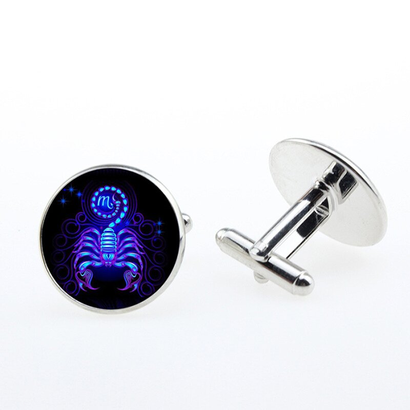 Cufflinks Supplier - Custom Metal Round for Men Birthday Valentine's Day