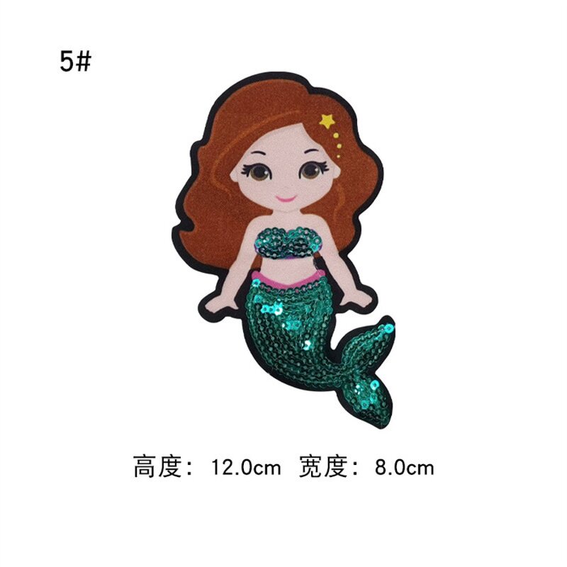 Iron on Patches Factory - Small MOQ Custom Cartoon Cute Fish Print Sequins