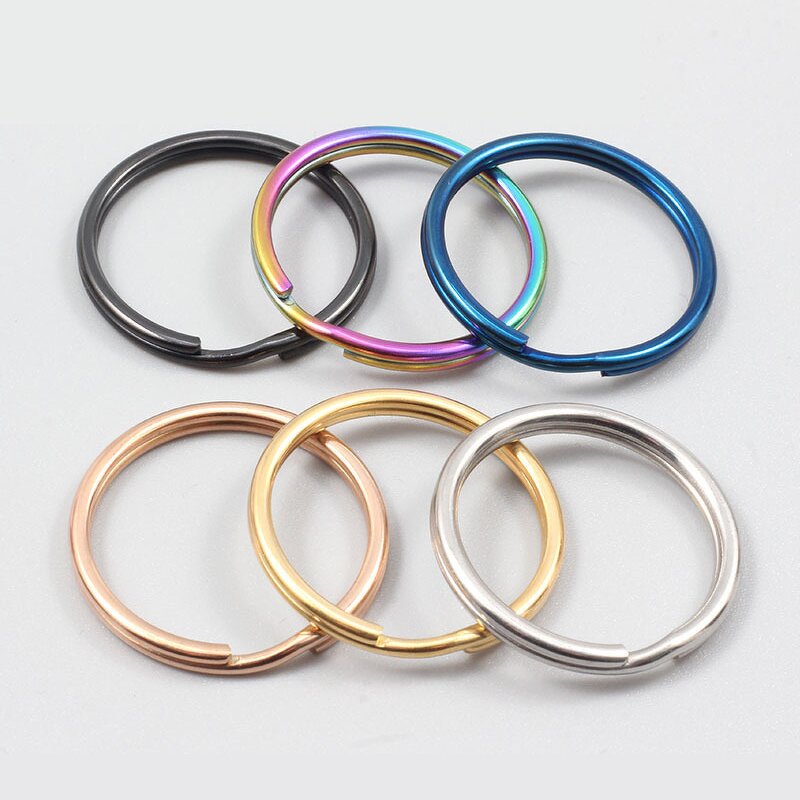 Split Key Rings Supplier - 25mm Stainless Steel Round 1 Inch Metal