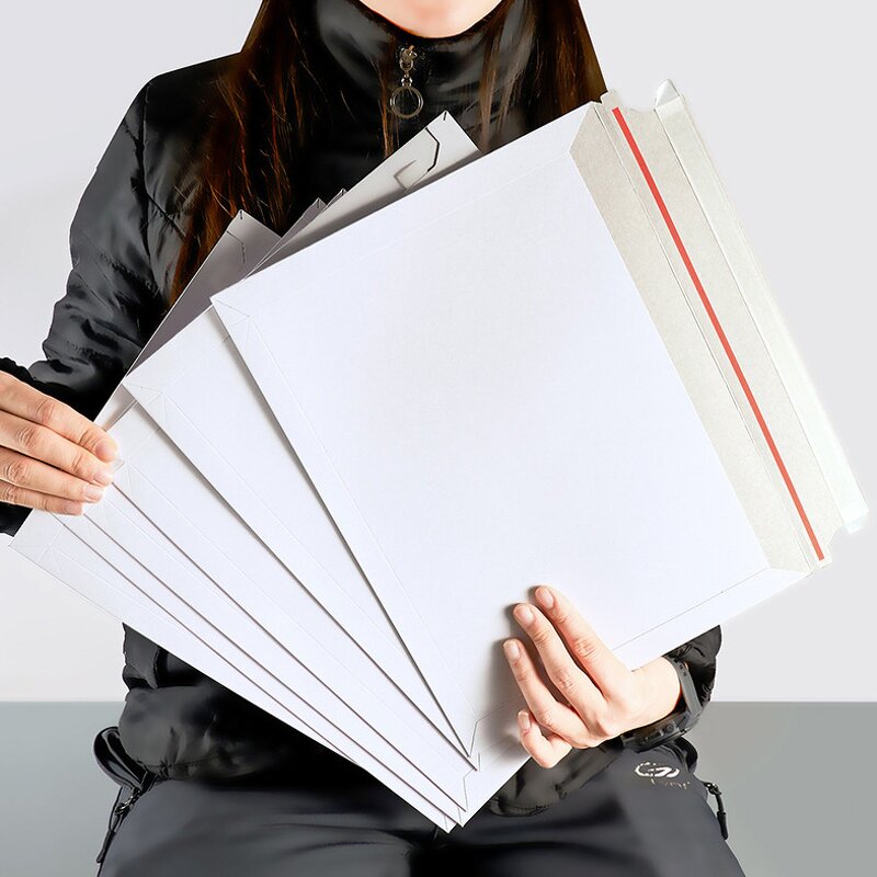 Mailers Factory - 9x12 Inch Self Seal Photo Document Rigid Blank Custom