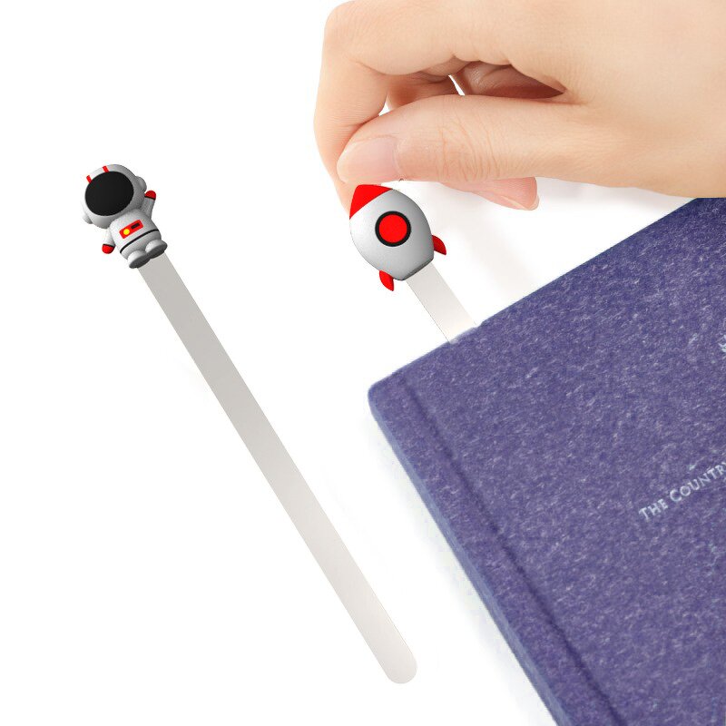 Bookmarks Manufacturer - Cute 3D PVC Cartoon Astronaut for Book Office