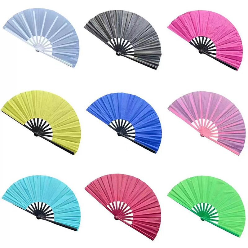 Hand Fans Supplier - Wholesale Custom Colorful Plastic Fabric Tai Chi