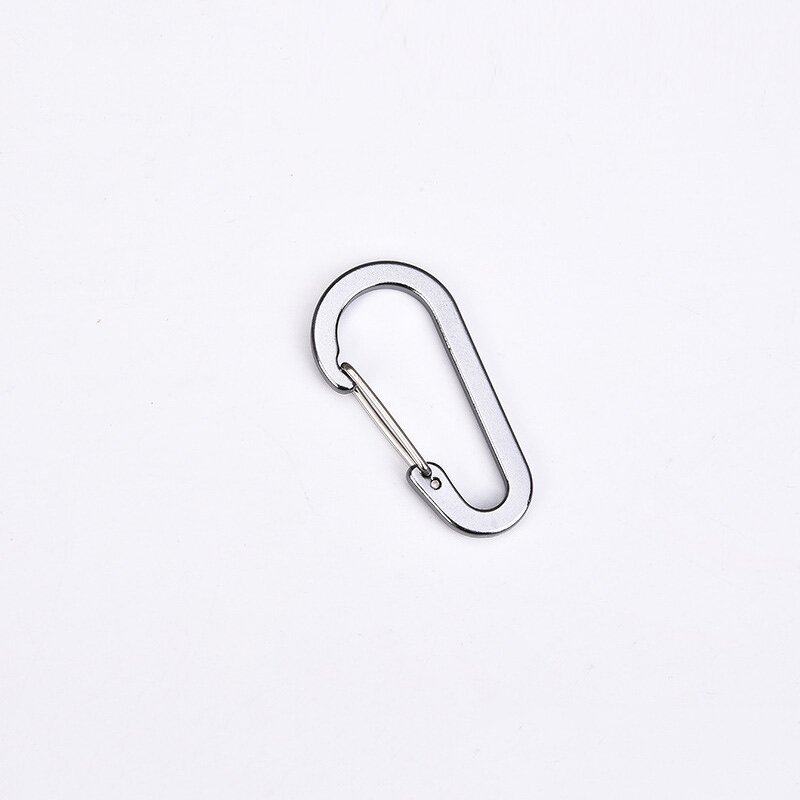Carabiner Clip Keychain Supplier - Lightweight Aluminum Alloy D Shape Spring