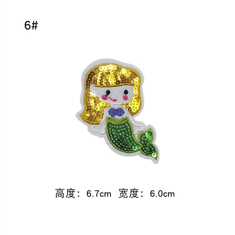 Iron on Patches Factory - Small MOQ Custom Cartoon Cute Fish Print Sequins