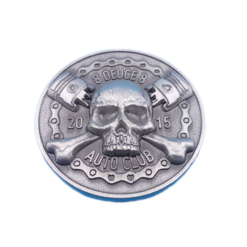 Commemorative Coin Manufacturer - Custom 3D Electroplated Antique Silver Brass
