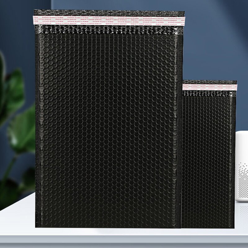 Bubble Mailers Supplier - 4x6 Inch Black Poly Shipping Packaging Envelopes