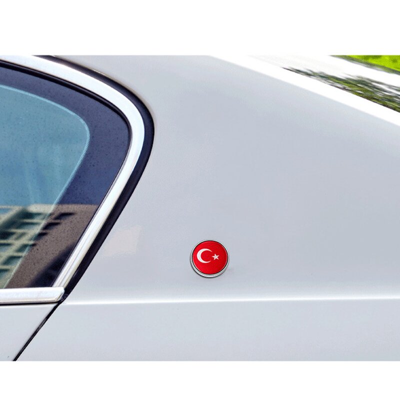 Car Emblem Sticker Manufacturer - Mini Round Motorcycle Custom Logo Metal