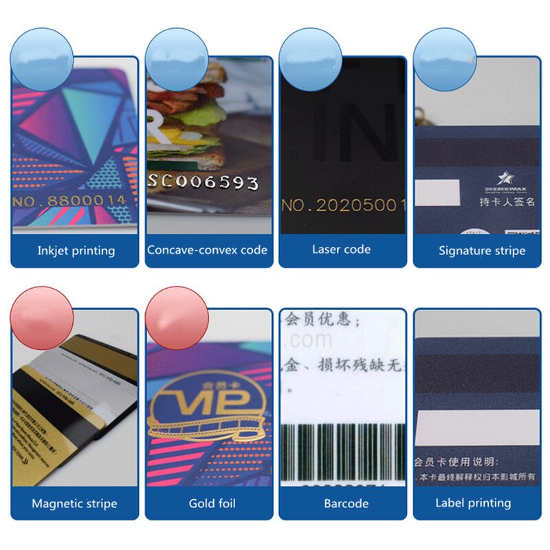 Membership Card Factory - Custom UV Printing IC Chip Magnetic Stripe PVC