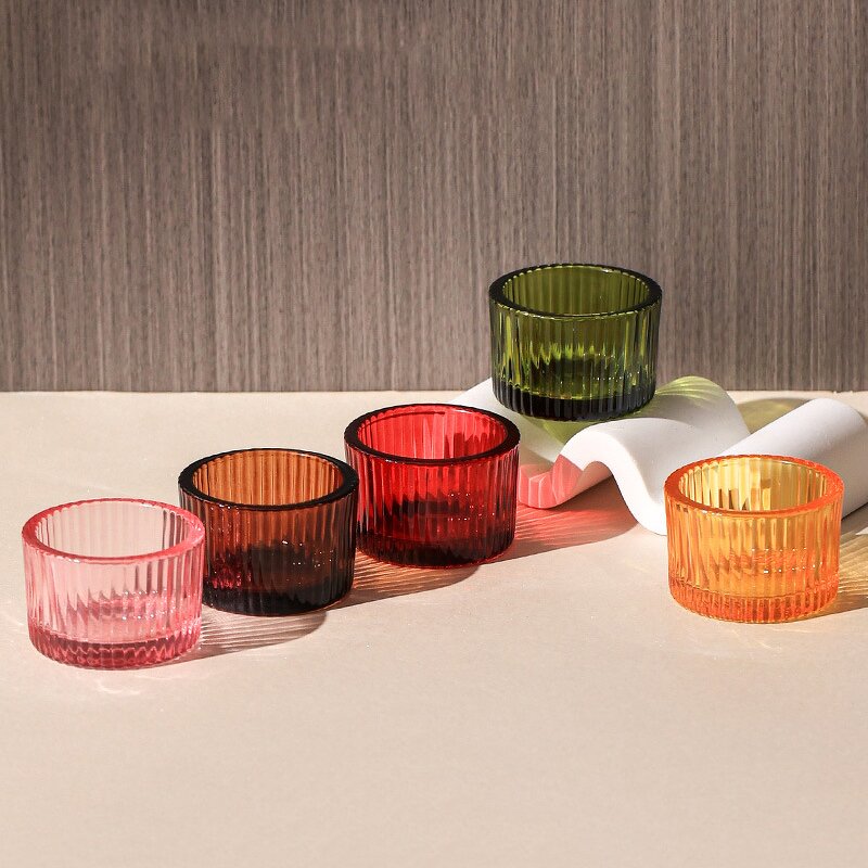 Glass Candle Jars Supplier - Wholesale Empty Mini Colored for Making Candles