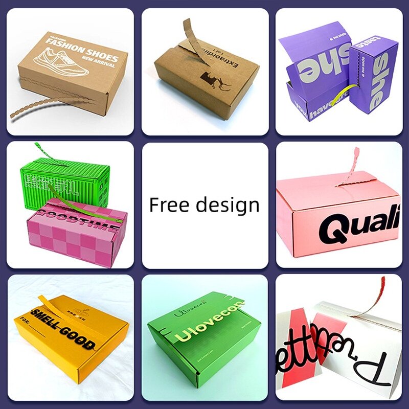 Paper Box Supplier - Small MOQ Custom Glue Free Shipping Airplane Zipper