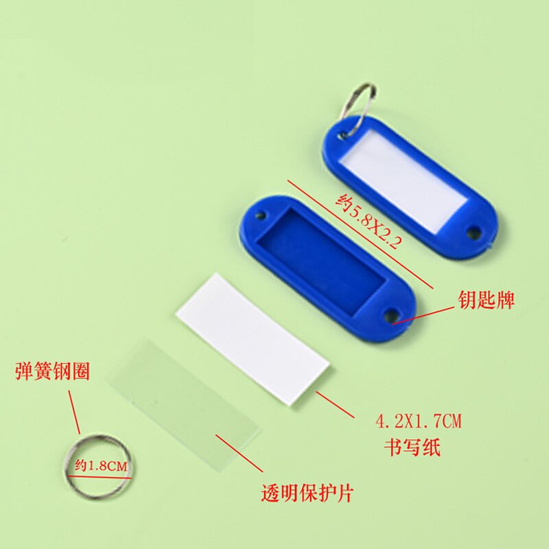 Key Tags Manufacturer - Wholesale Colorful Plastic with Label Window Split