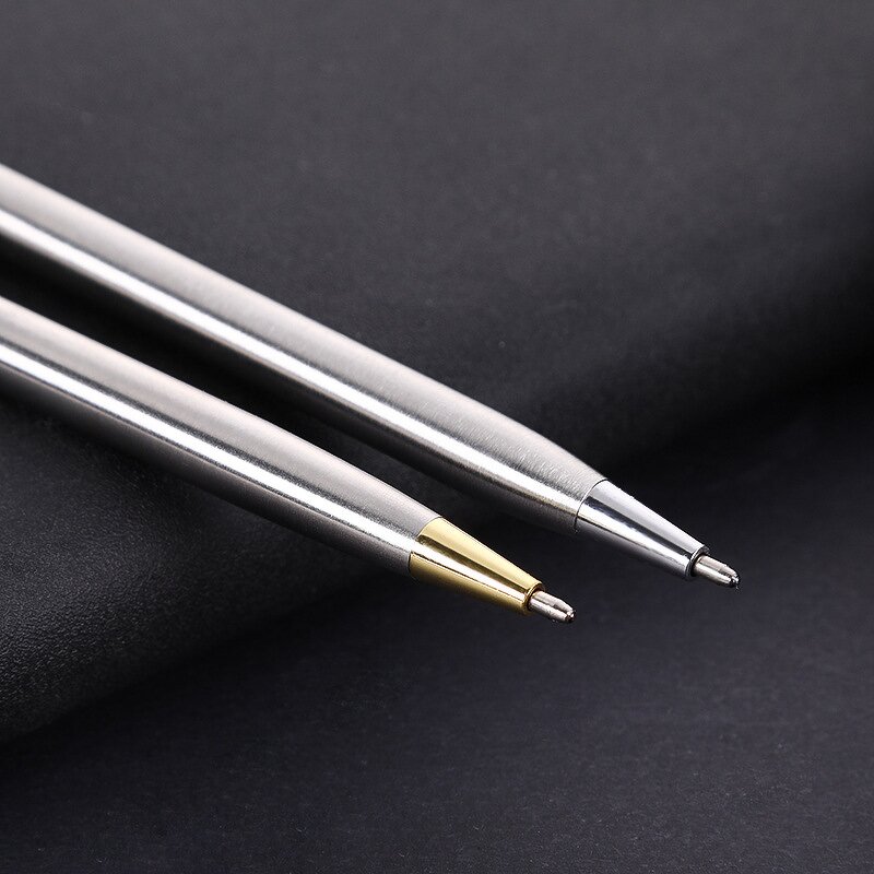 Ball Pen Supplier - Promotional Slim Metal Office School Supplies Custom