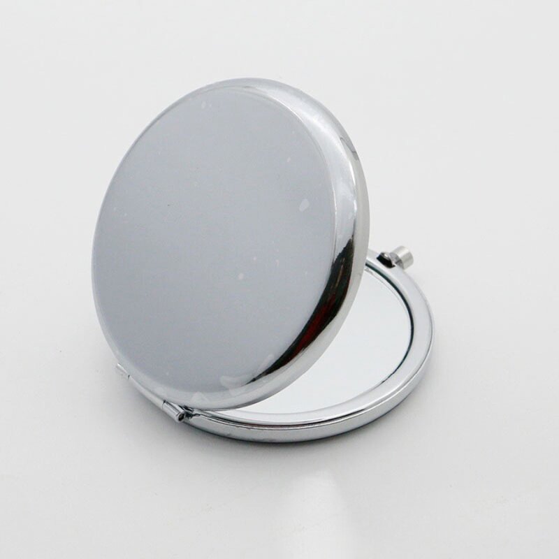Hand Held Mirror Supplier - Flip Metal Rose Gold Silver Black Custom Engraved