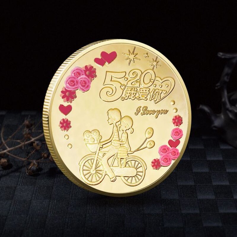 Commemorative Coins Factory - Valentine Day Gift Customized Metal Crafts