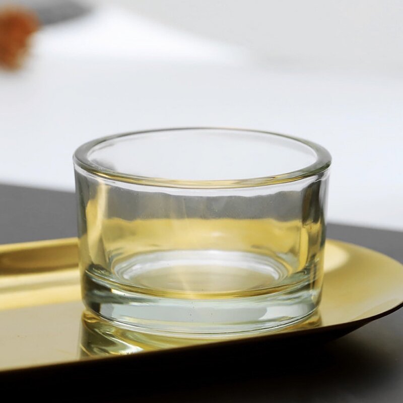 Glass Candle Holder Manufacturer - Luxury Empty Container for Candle Making