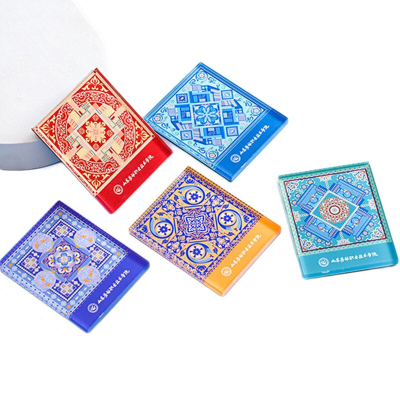 Fridge Magnets Supplier - Custom Logo Square Acrylic Cute Cartoon