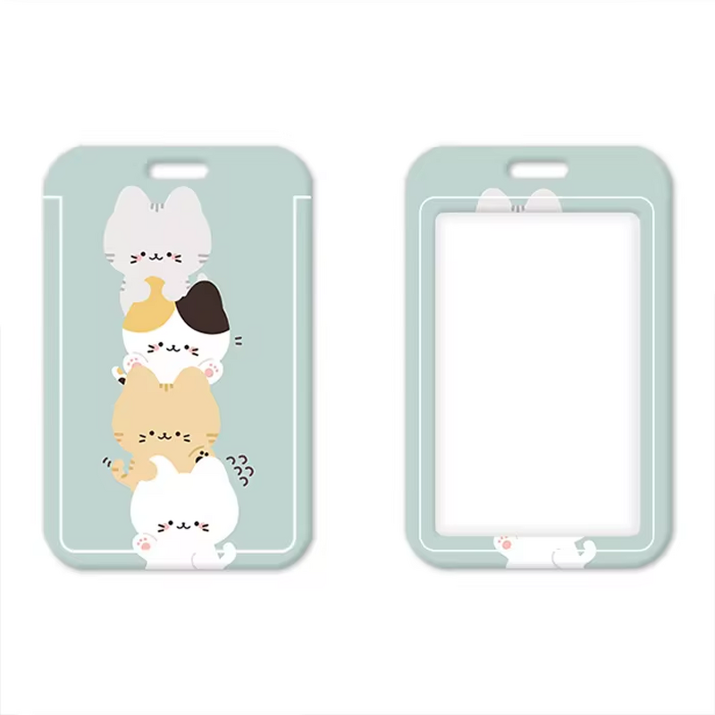 Badge Holder Supplier - Convenient Office ID Credit Card Slide-Up Keychain