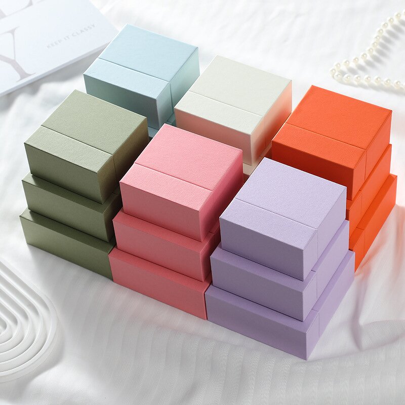 Gift Box Manufacturer - Custom Drawer Cardboard Paper Ring Earrings Packaging