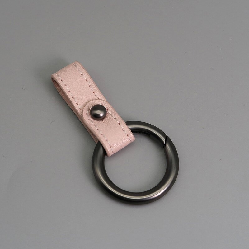 PU Leather Keychain Supplier - Small Bulk Custom logo Cute Car Key Fob