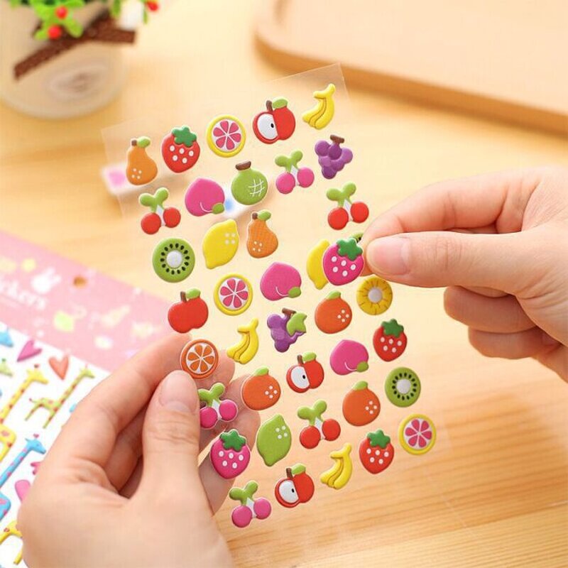 Sticker Sheets Factory - Kids Scrapbooking DIY Custom Logo Fruit Animal