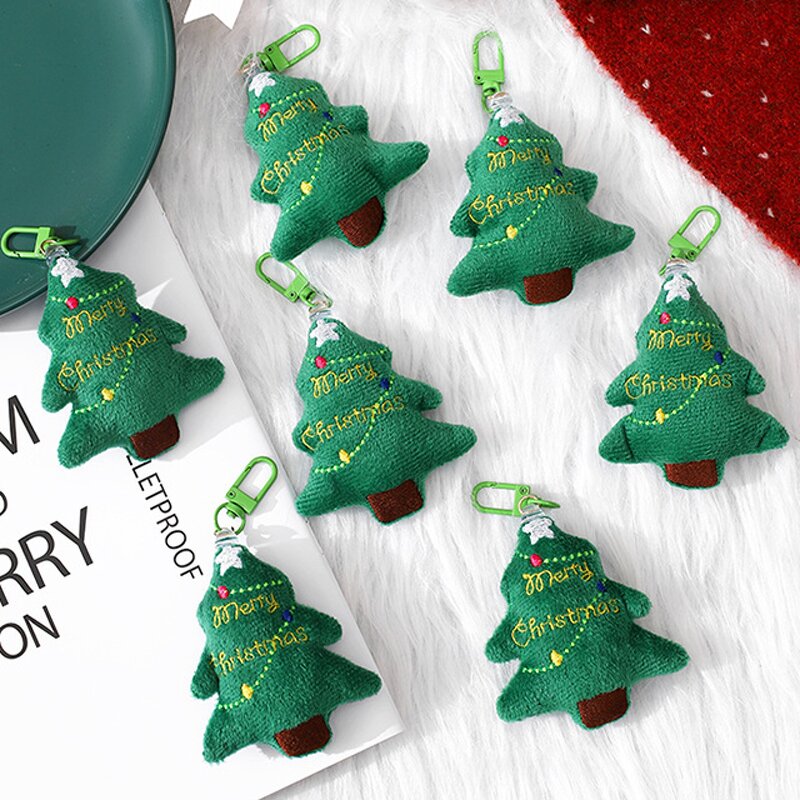 Plush Toys Keychain Supplier - Cute Christmas Tree Christmas Gifts Custom
