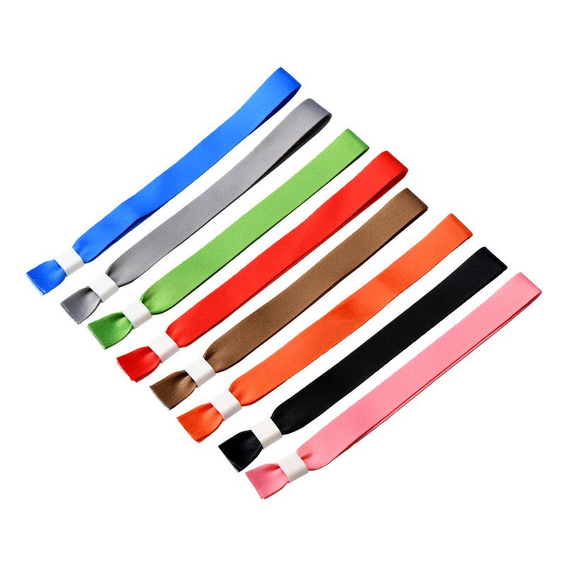 Wristbands Supplier - Promotional Polyester Fabric Custom Printing Adjustable