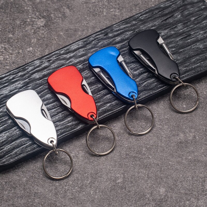 Keychain Manufacturer - Multifunctional Folding Screwdriver Pocket Bottle Opener